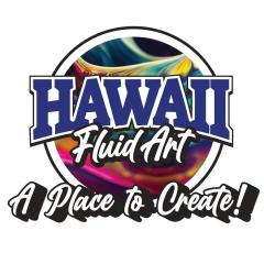 Hawaii Fluid Art - Red Oak
